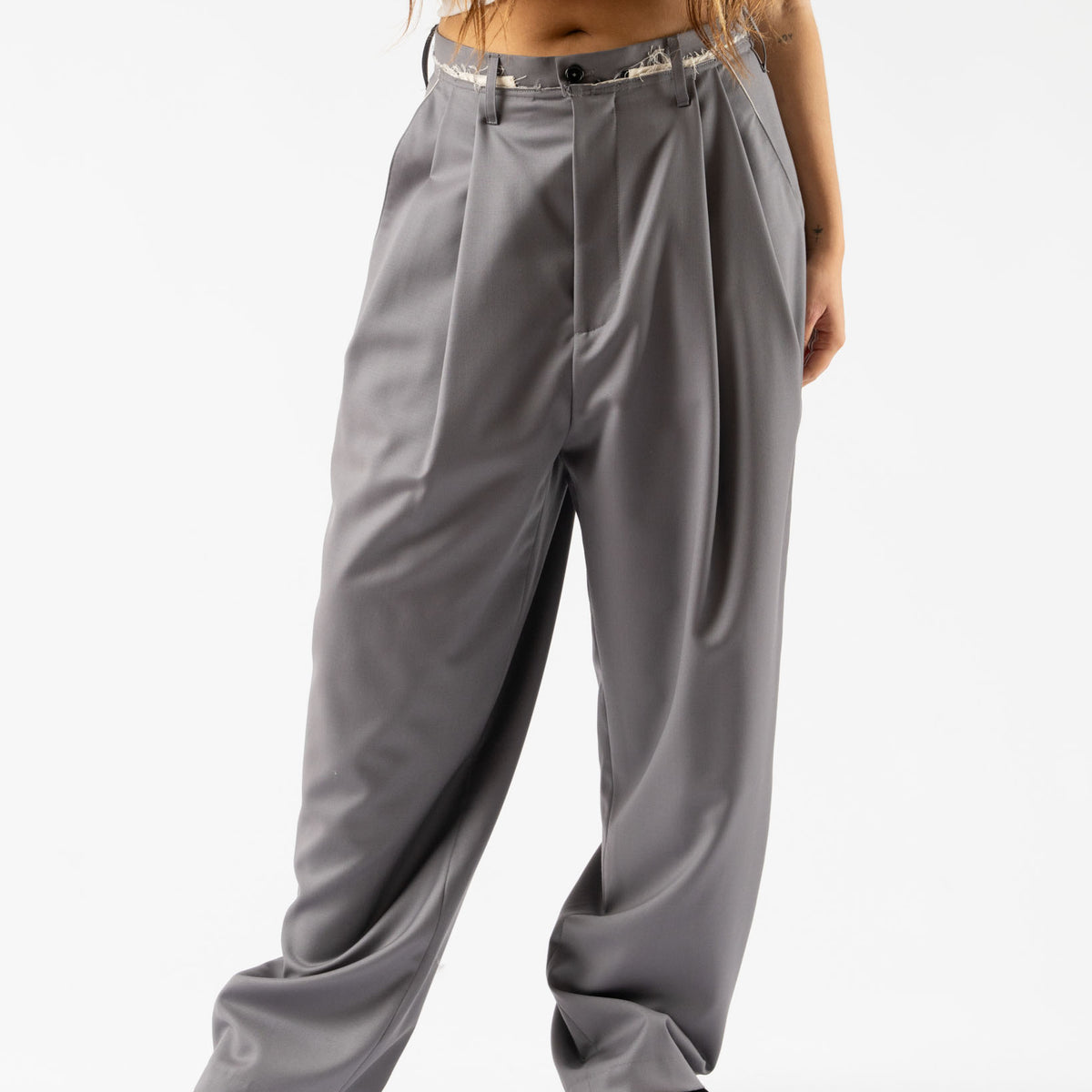 Camiel Fortgens Suit Pants in Grey Curated at Jake and Jones