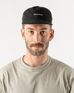 Knickerbocker Service Waxed Cotton Cap in Black