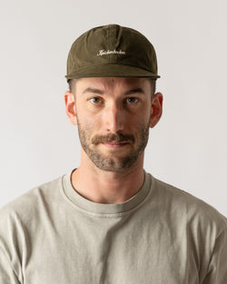 Knickerbocker Service Waxed Cotton Cap in Olive