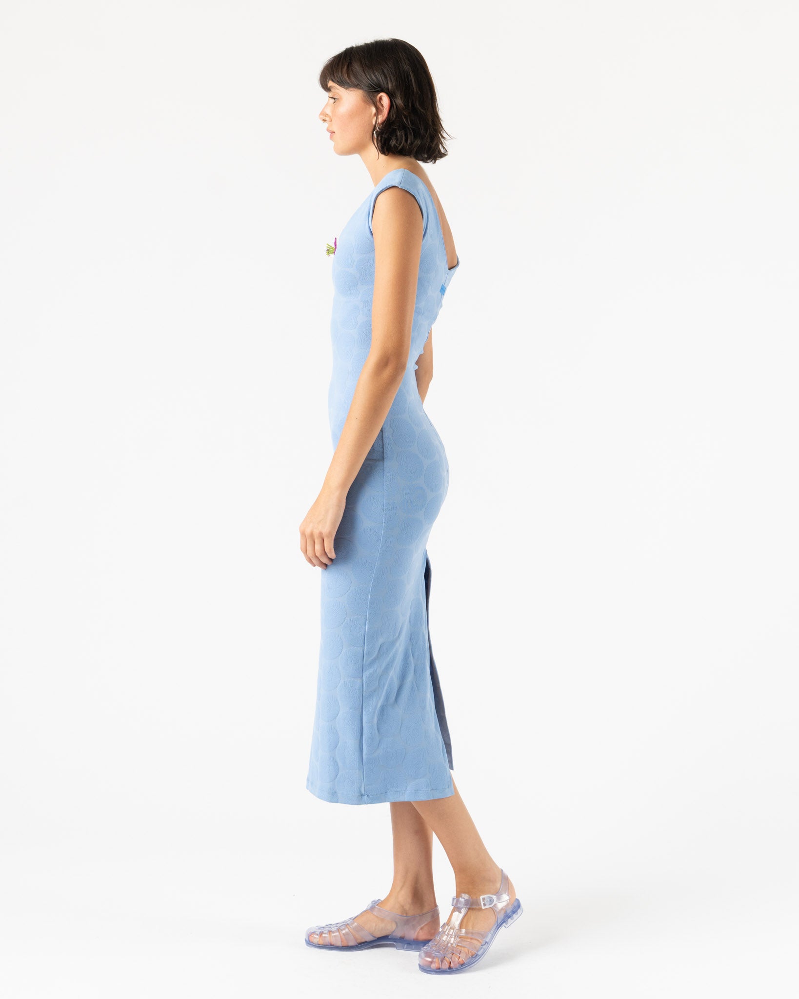 Caro Luna Kala Dress in Baby Blue