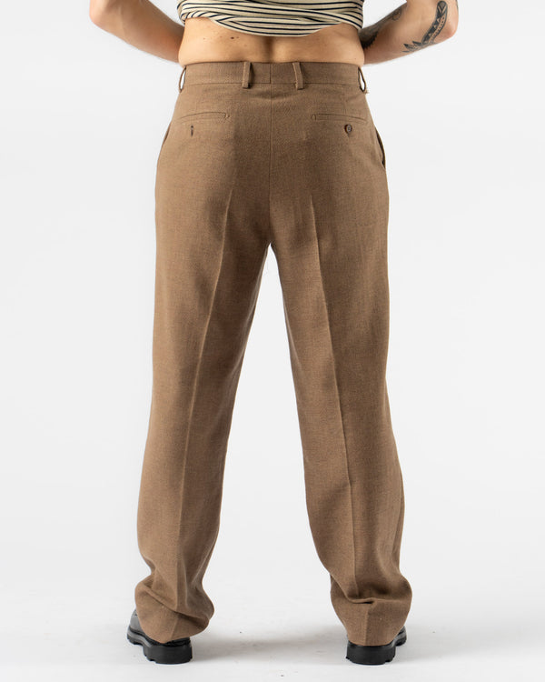 Carter Young Flat Front Trouser in Mocha