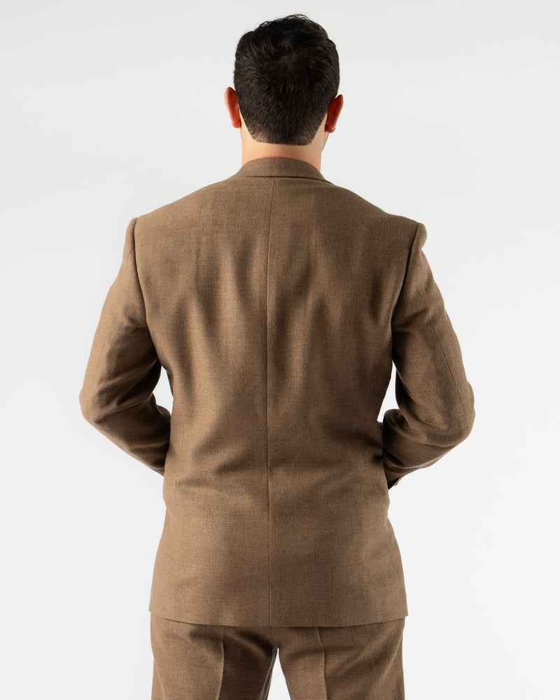 Carter Young Single Breasted Blazer in Mocha