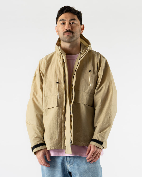 Camiel Fortgens Cropped Outdoor Jacket in Sand