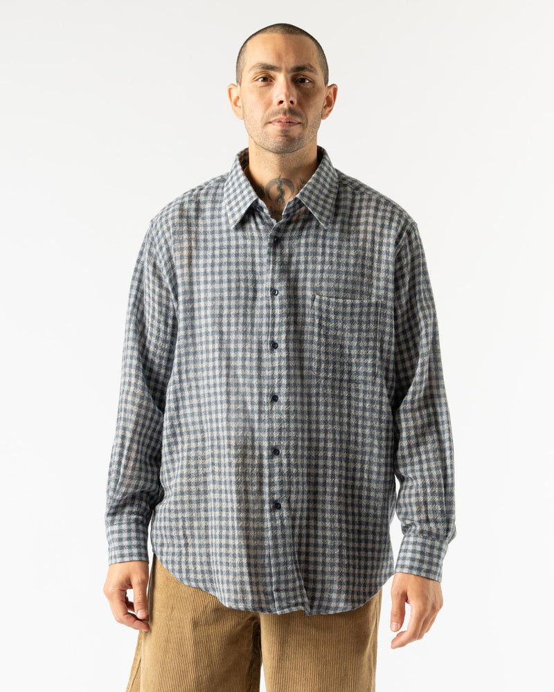 Carter Young Hugo Shirt in Sky/Arctic Check