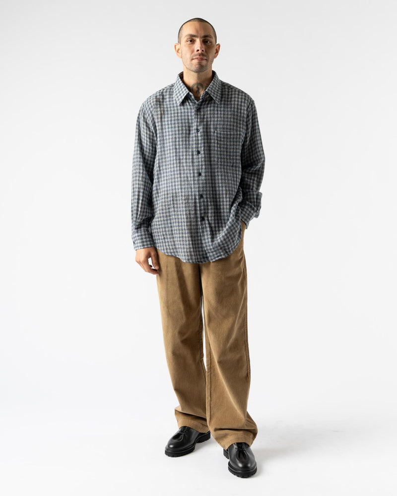 Carter Young Hugo Shirt in Sky/Arctic Check