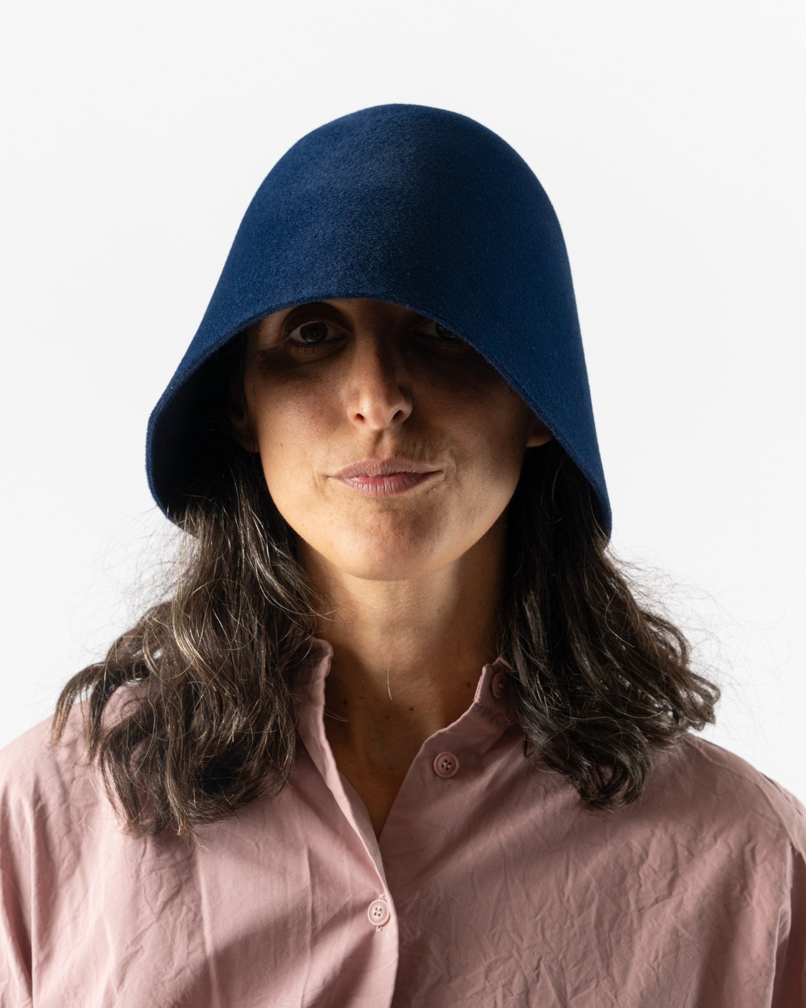 CASEY CASEY Felt Hat in Blue