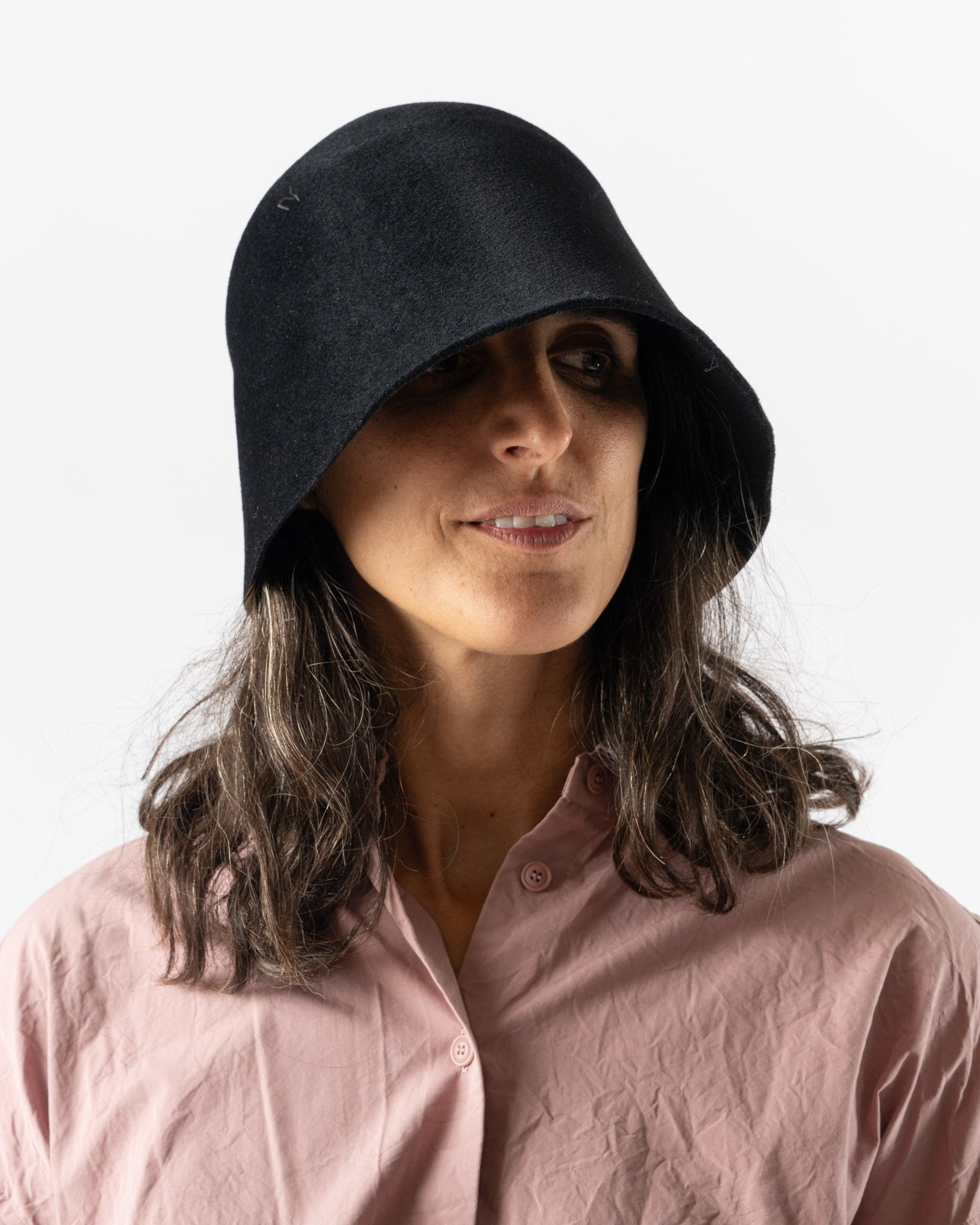CASEY CASEY Felt Hat in Black