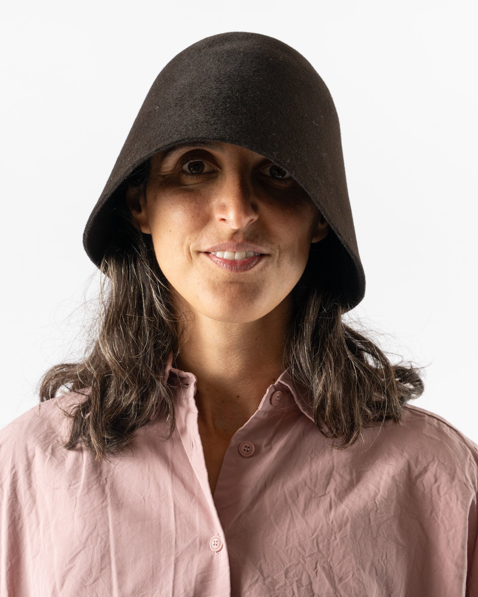 CASEY CASEY Felt Hat in Brown