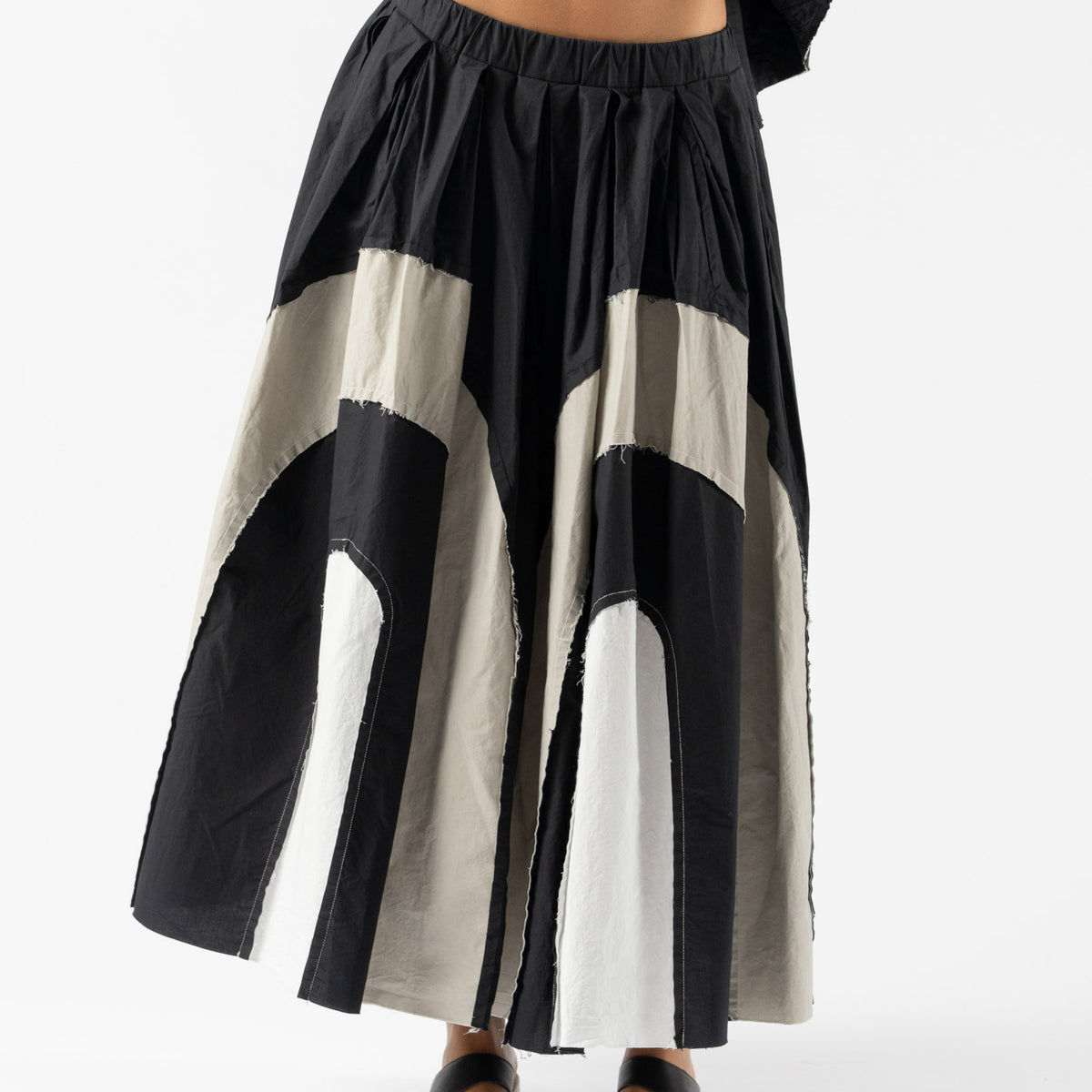 CASEY CASEY Arch Skirt in Black Curated at Jake and Jones