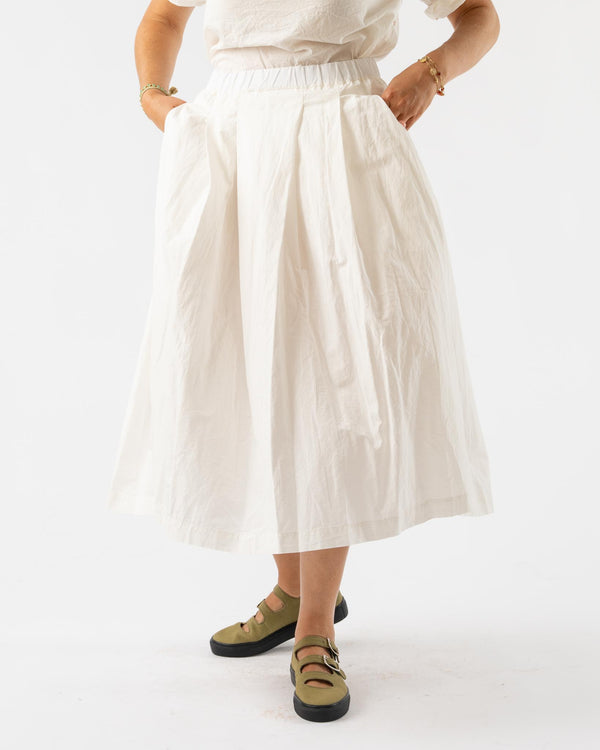 CASEY CASEY Bowling Skirt in Off White