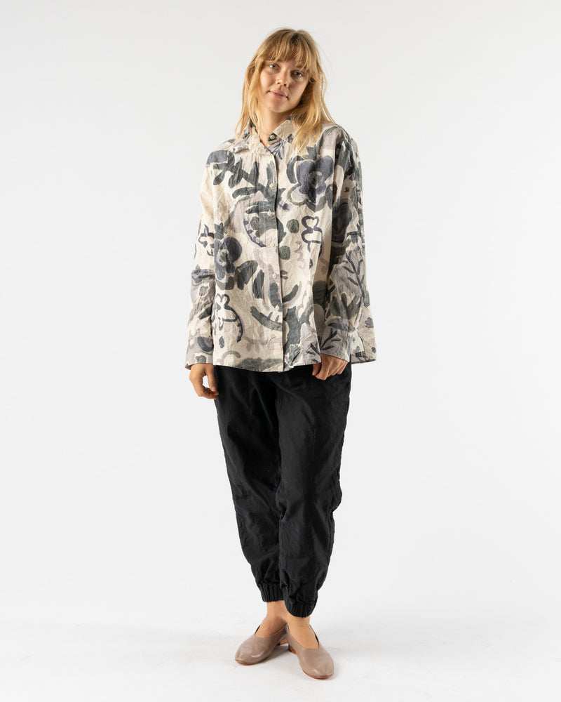 CASEY CASEY Waga Soleil Shirt in Print Blotch Grey