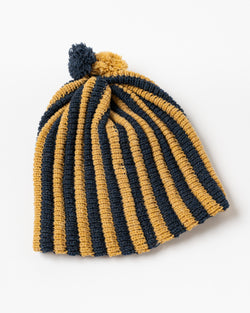 Cawley Pleat Hat in Vintage Heather/Maize