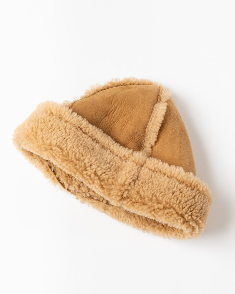 Cawley Curly Seam Sheepskin Cap