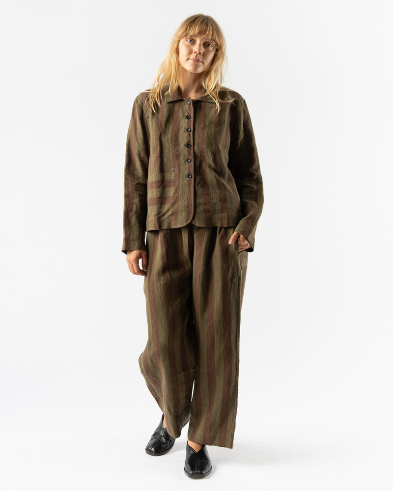 Cawley Luna Trouser in Forest/Chocolate