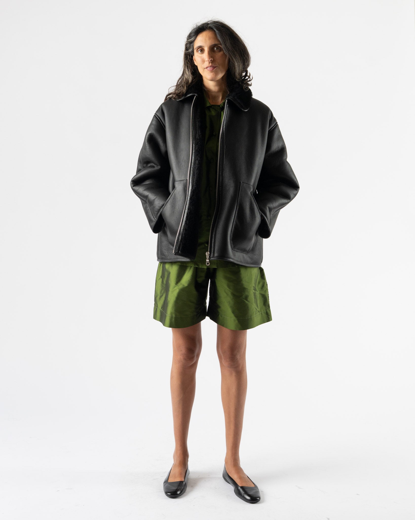 Cawley Leather Ronny Jacket in Black