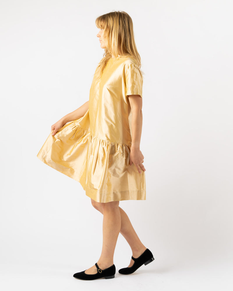 Cawley Maggie Dress in Custard