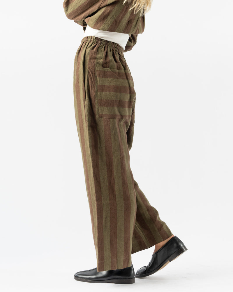 Cawley Luna Trouser in Forest/Chocolate