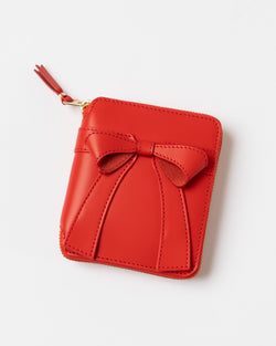 Comme des Garçons SA2100BB Big Bow Wallet in Red