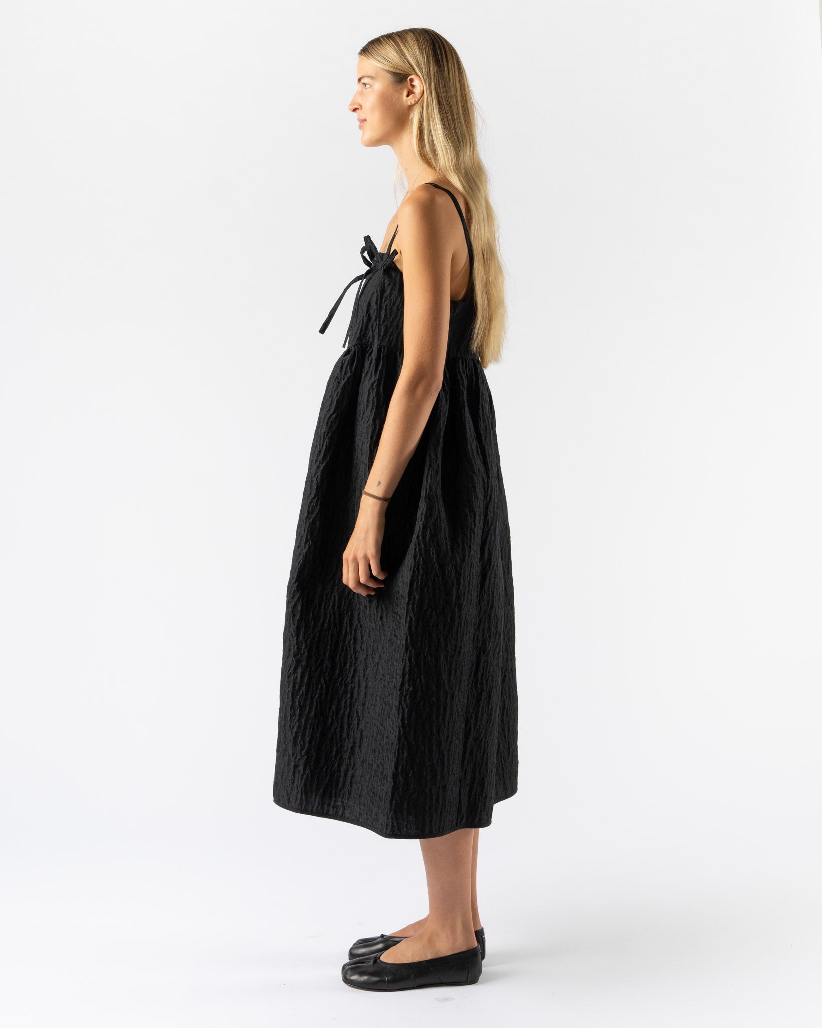 Cecilie Bahnsen Ambra Dress in Black