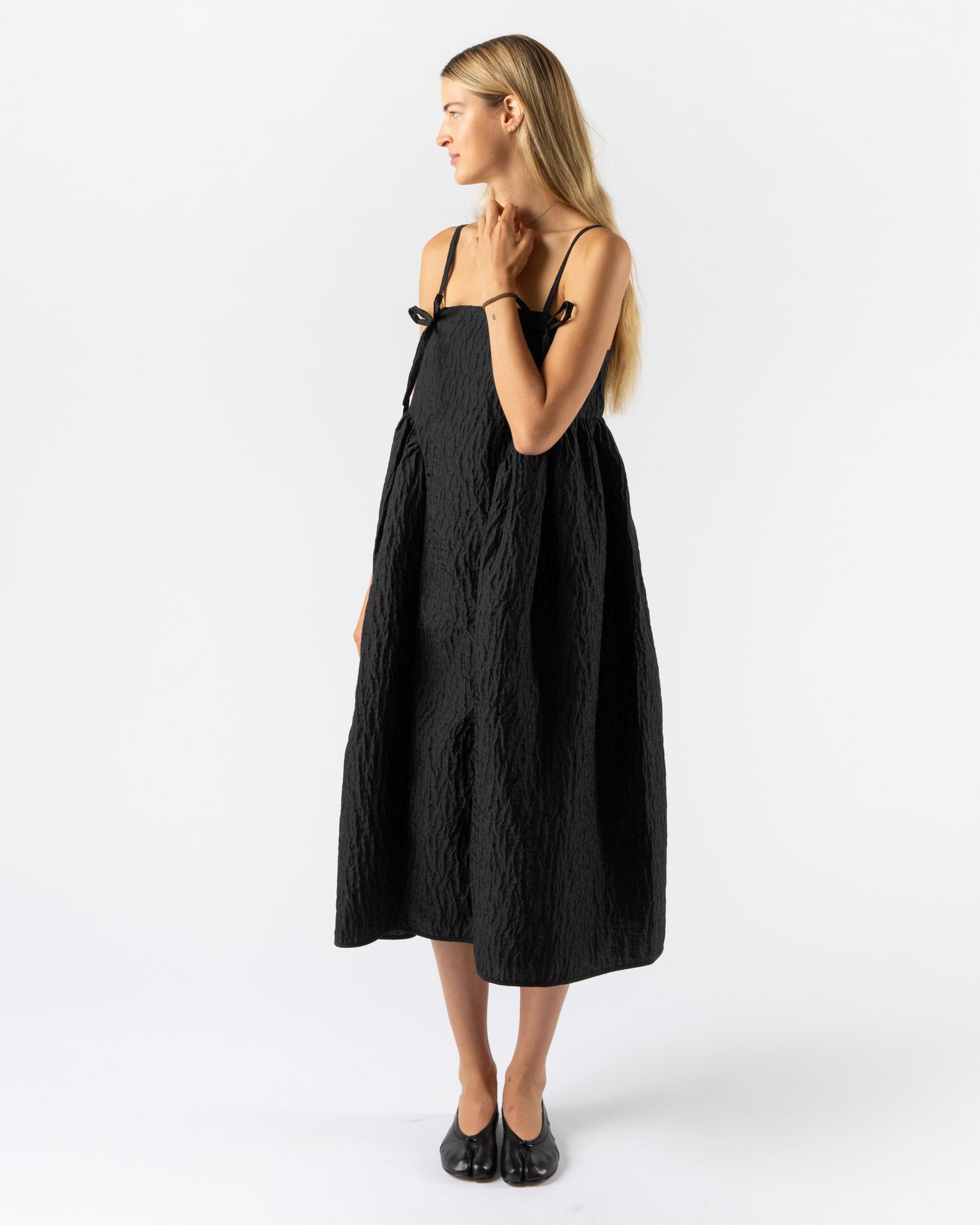 Cecilie Bahnsen Ambra Dress in Black