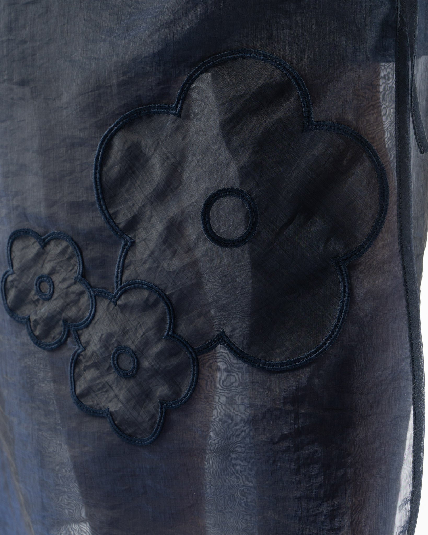 Cecilie Bahnsen April Skirt in Liquid Myrtia Navy