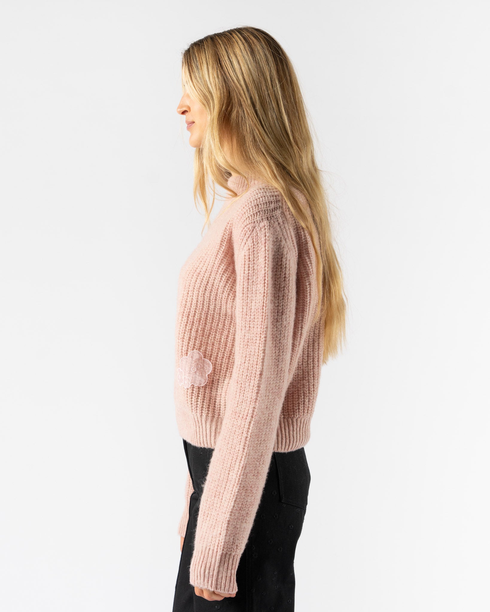 Cecilie Bahnsen Bega Pullover in Soft Pink Curated at Jake and Jones
