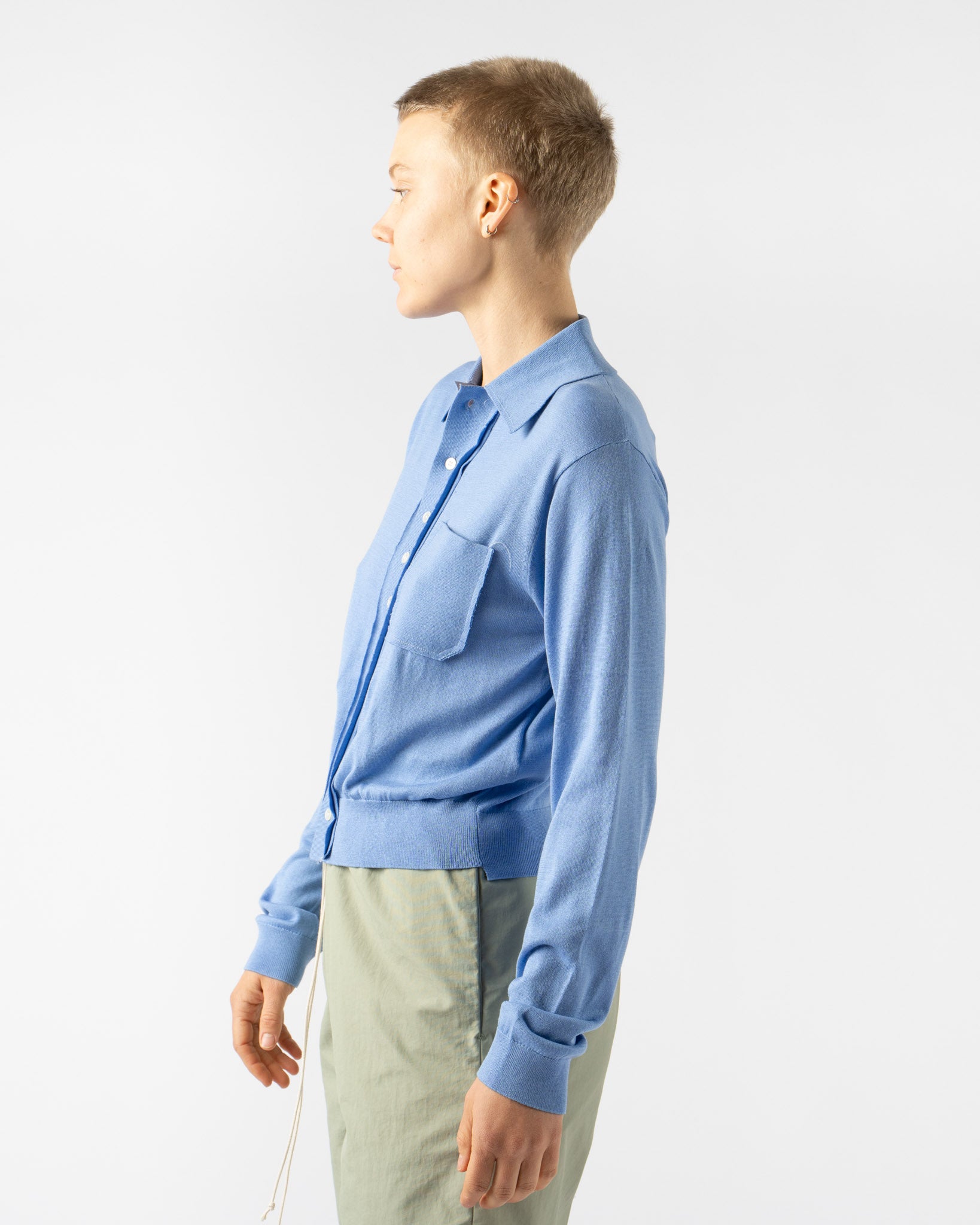 Camiel Fortgens 70s Cardigan in Blue
