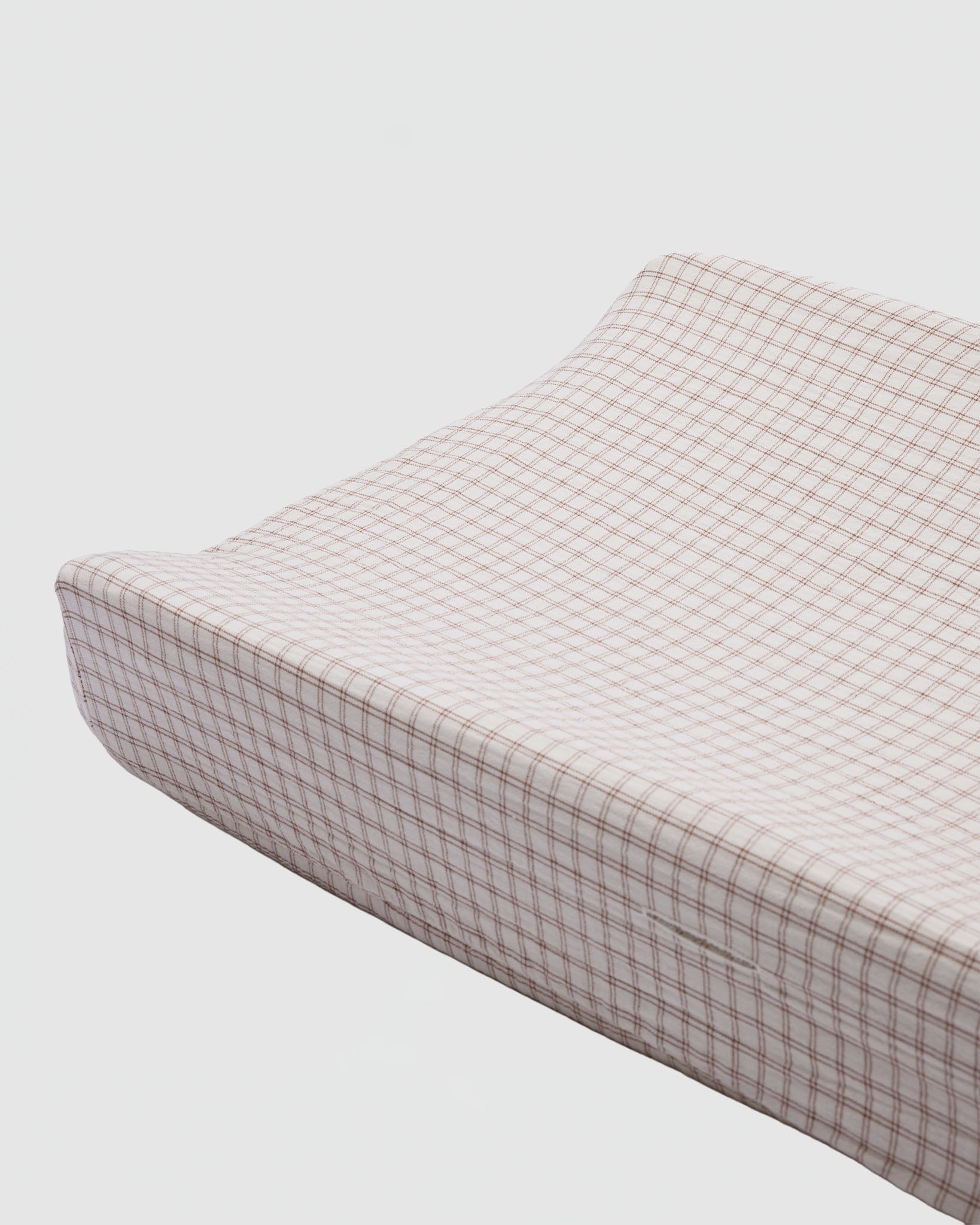 Quincy Mae Changing Pad Cover in Cedar Check