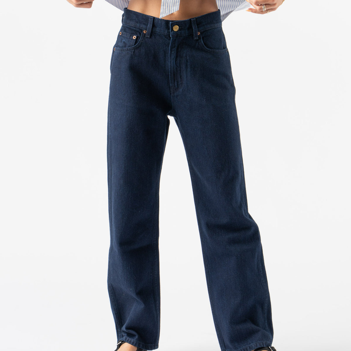 B Sides Plein Jean in Indigo Rinse Curated at Jake and Jones