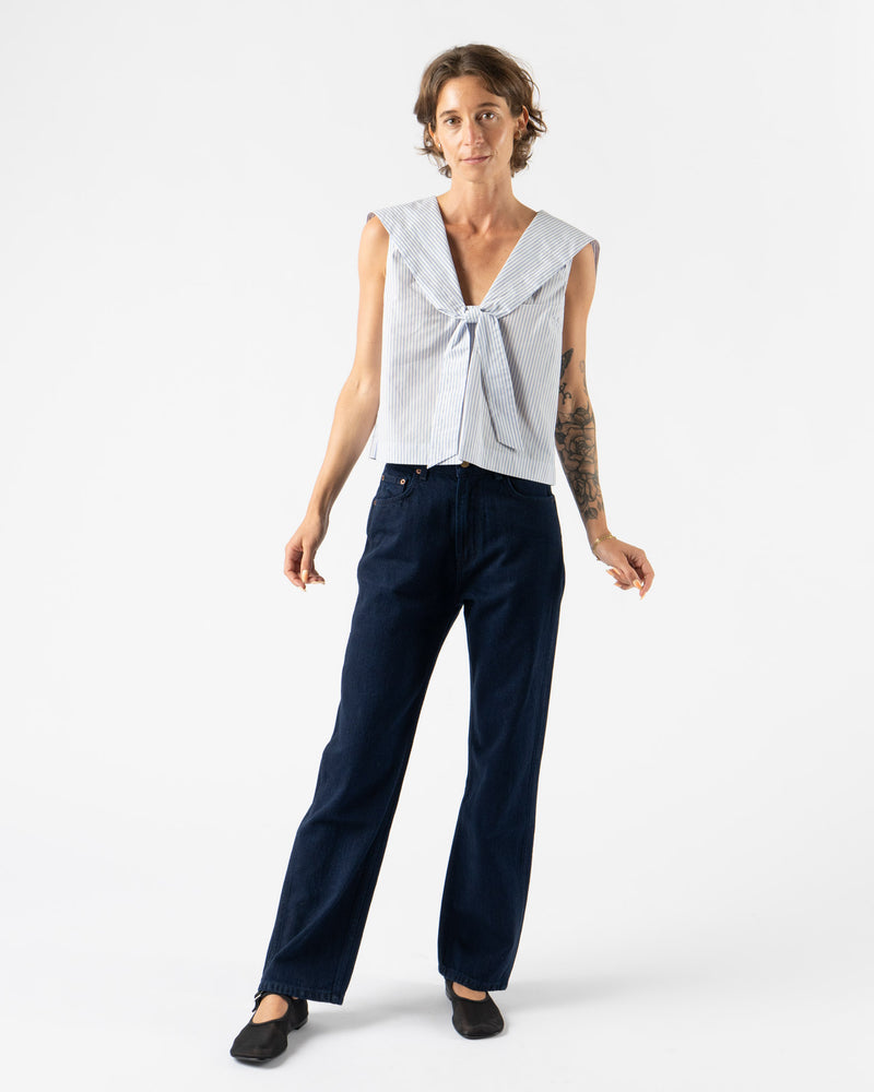 Chelsea Mak Jean Top in Riviera Stripe