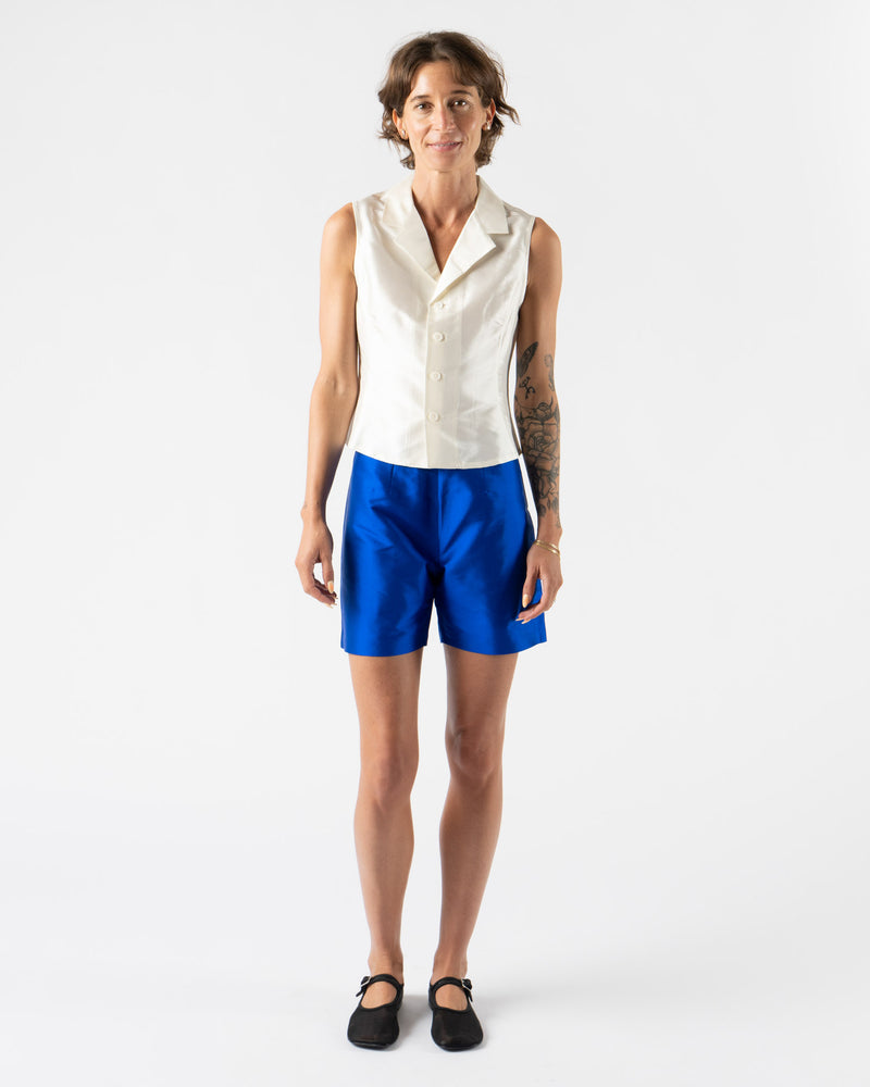 Chelsea Mak Otto Short in Cobalt