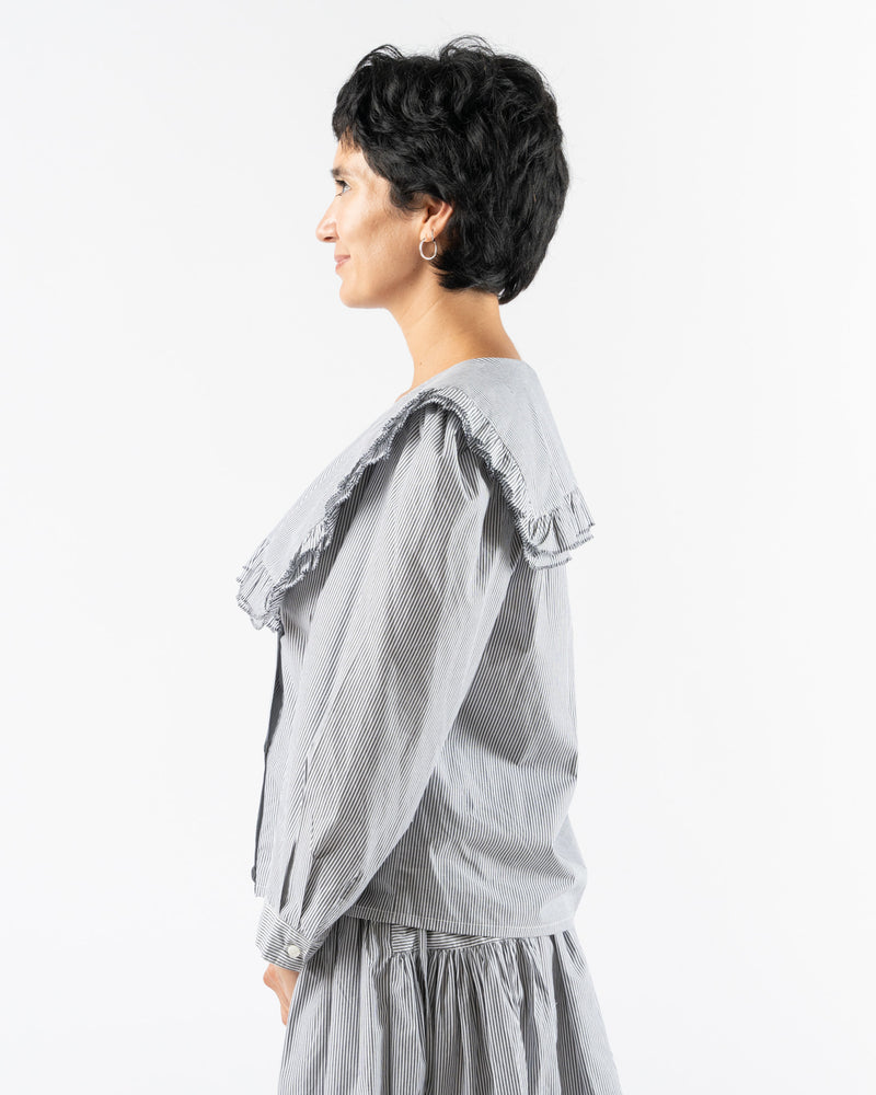 Chelsea Mak Vienna Blouse in Shirting Stripe