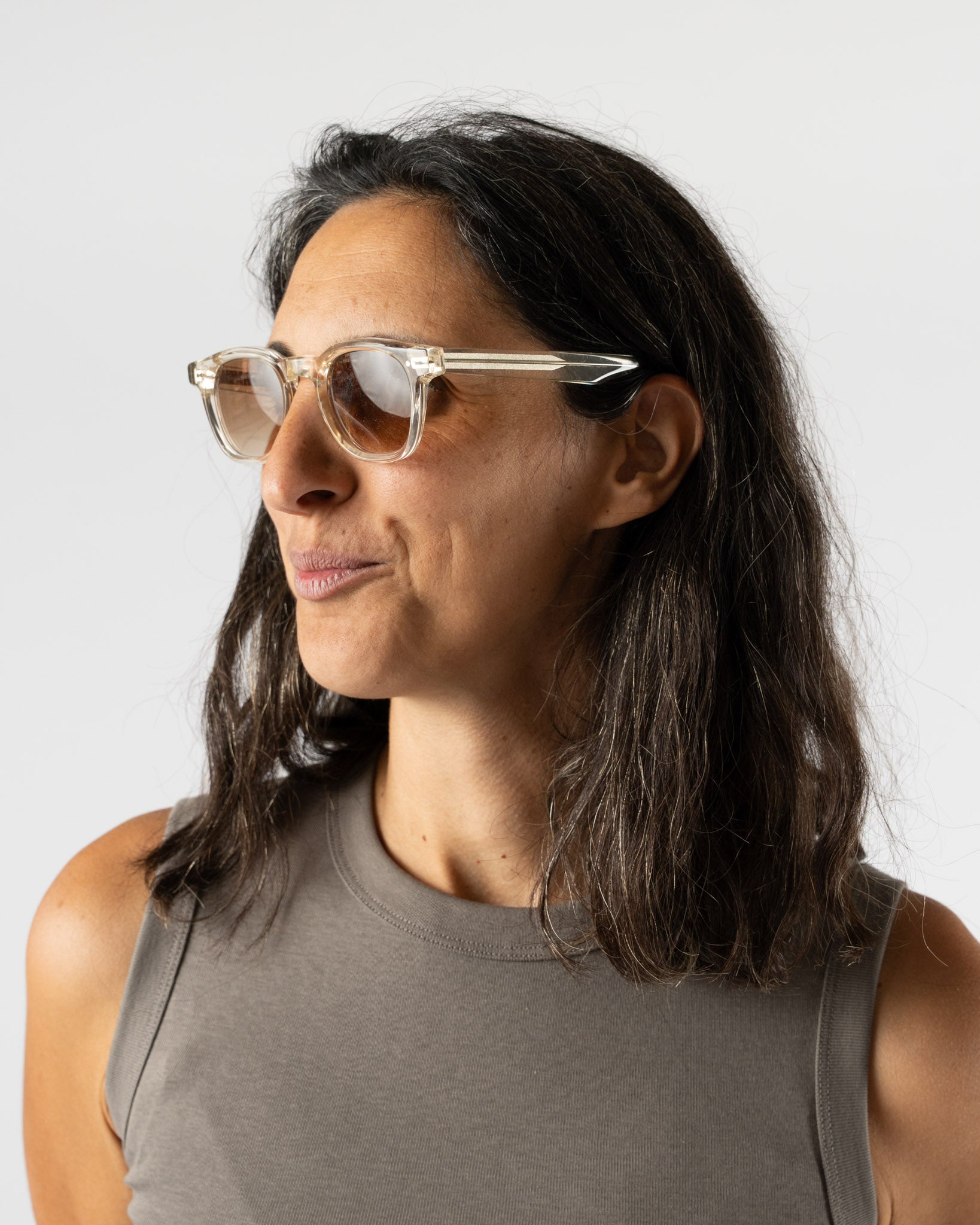CHIMI 01 Pale Yellow Sunglasses