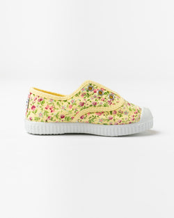 Cienta 70999 Yellow Flower Sneaker