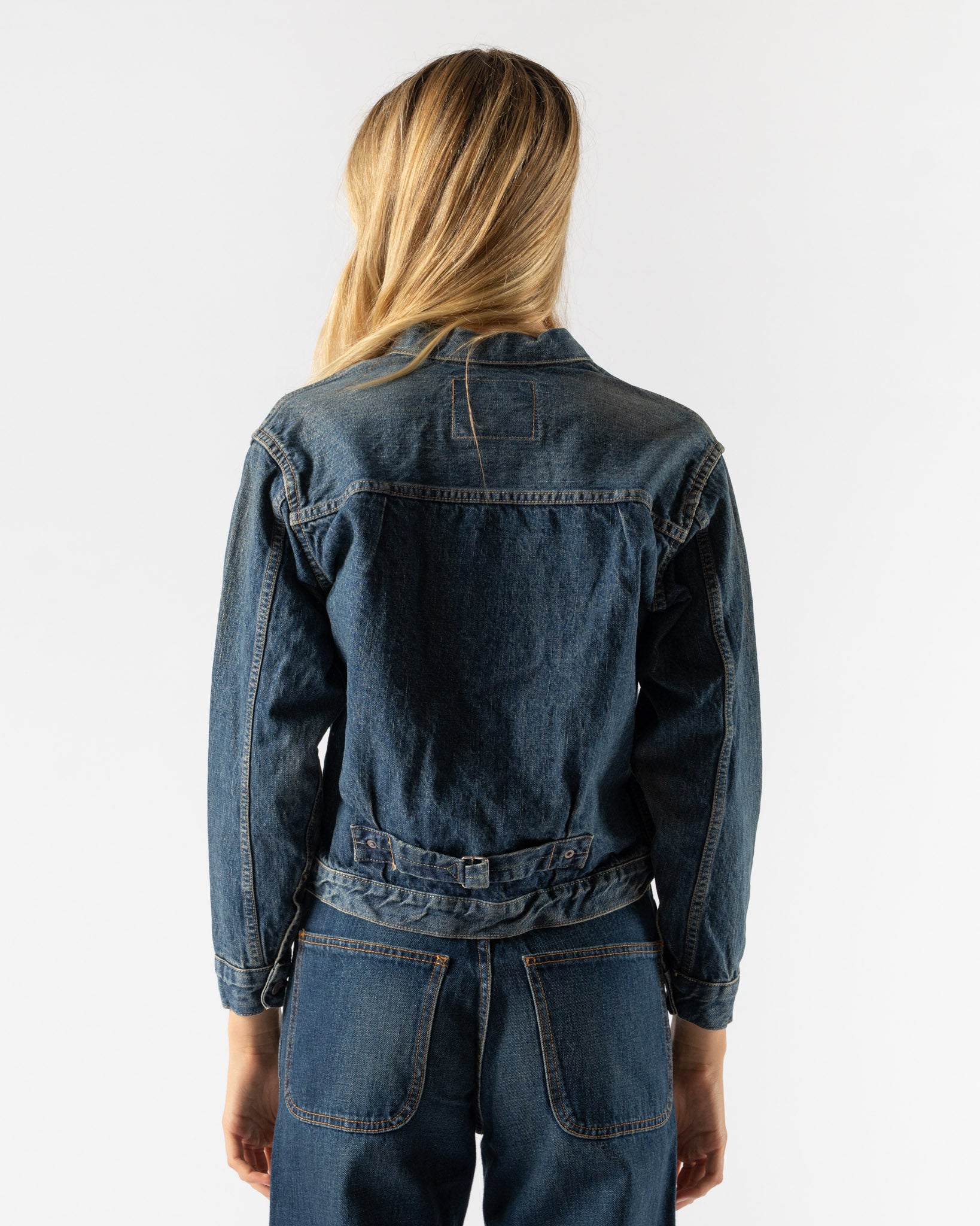 orSlow Type1 40'S Pleated Front Blouse Used 2 Year Wash