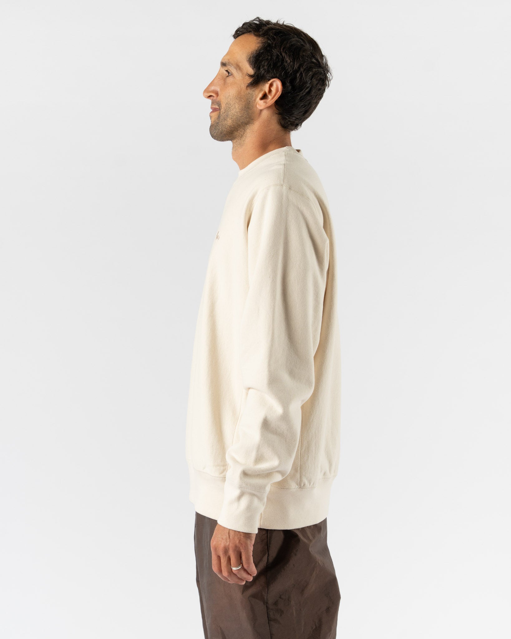 Colbo Logo Crewneck in Natural