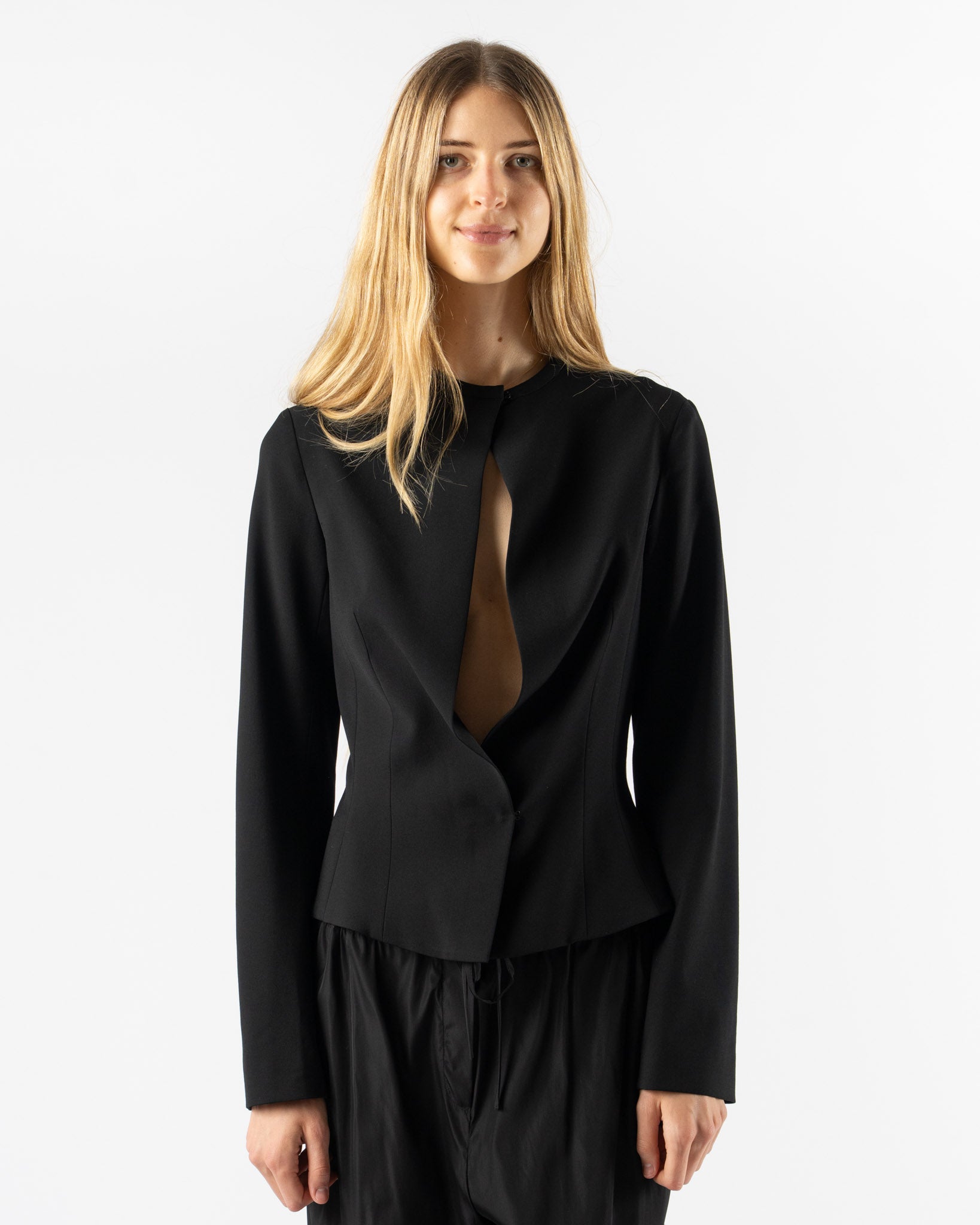 Colleen Allen Keyhole Jacket in Black