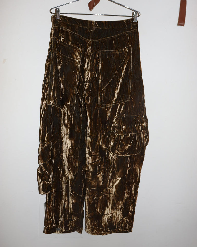 Pre-owned: Collina Strada Lawn Cargo Pants in Velvet Khaki
