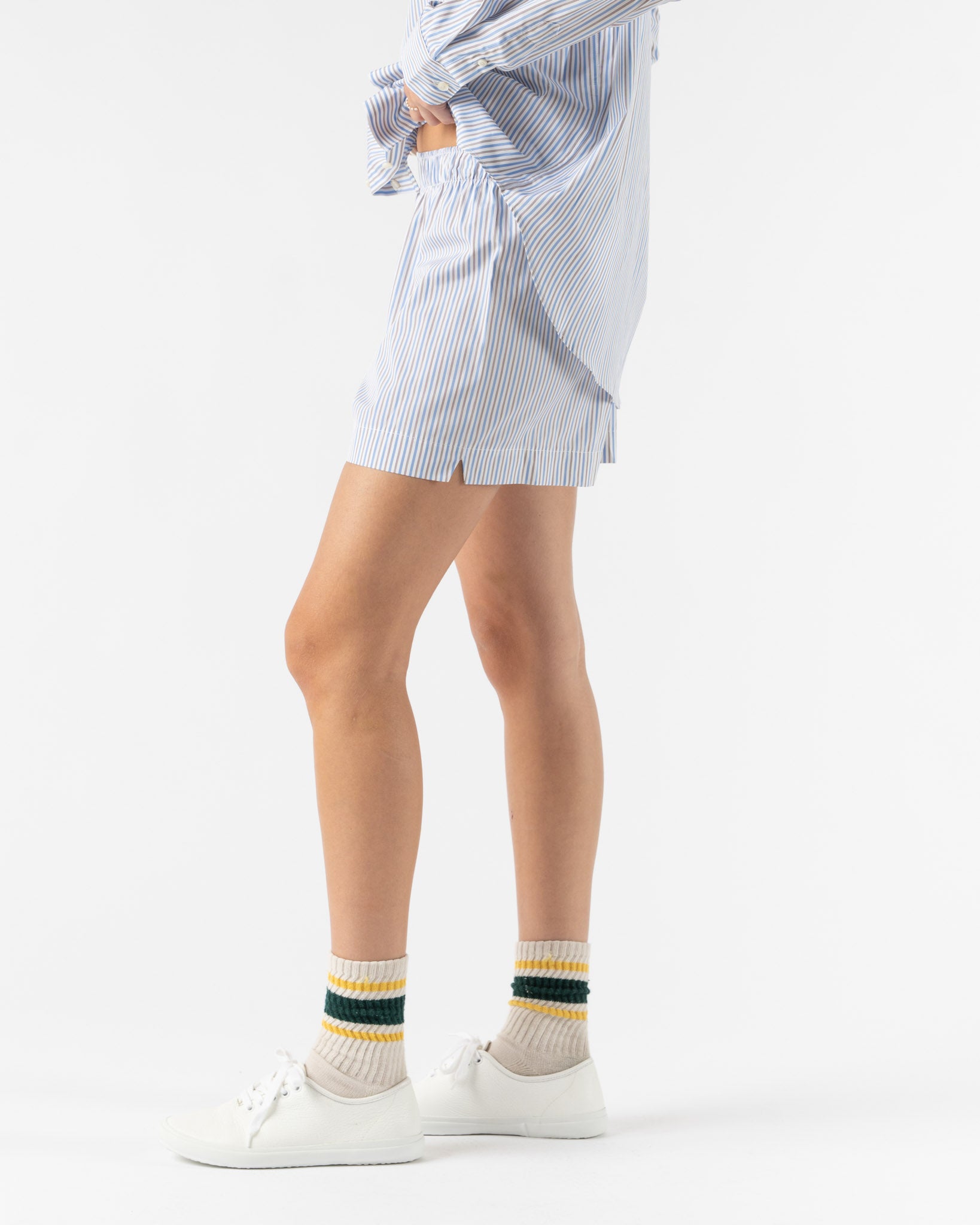 Comme Si La Boxer Classica in Ledger Stripe