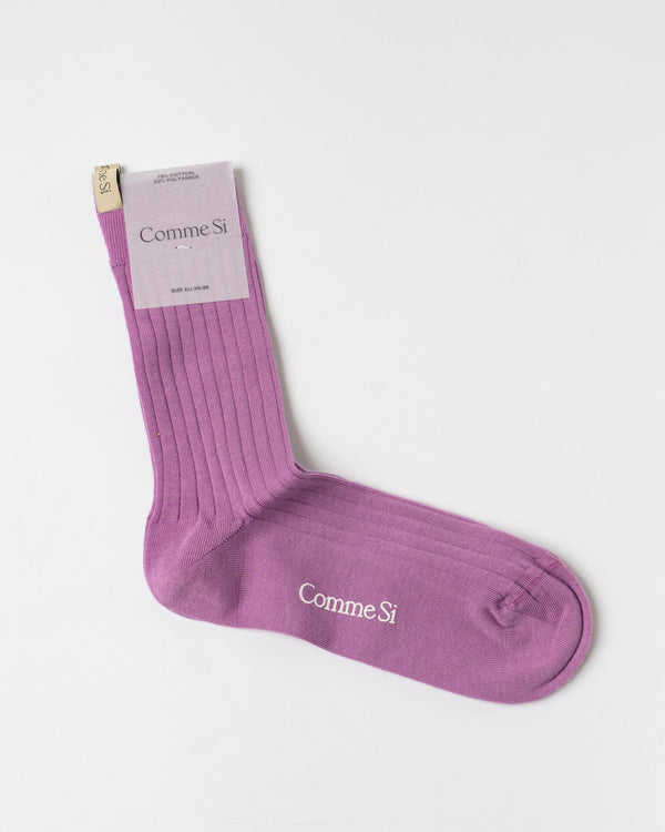 Comme Si The Yves Sock in Iris