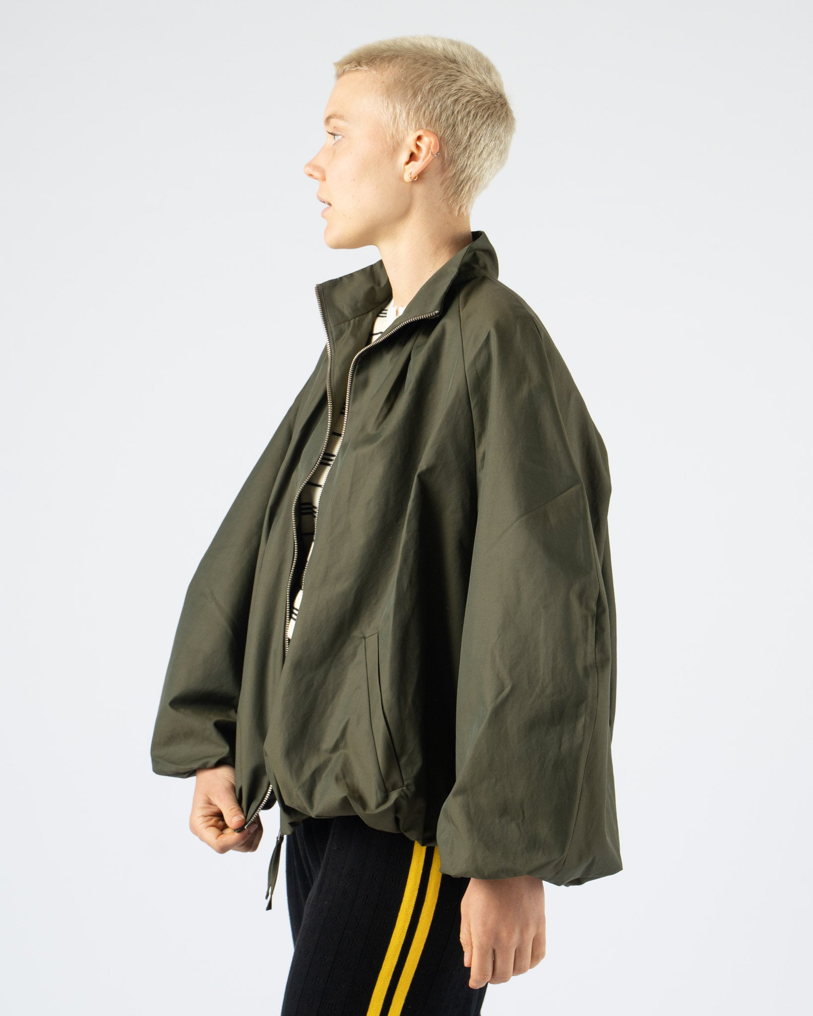 Cordera Balloon Jacket in Forest Green