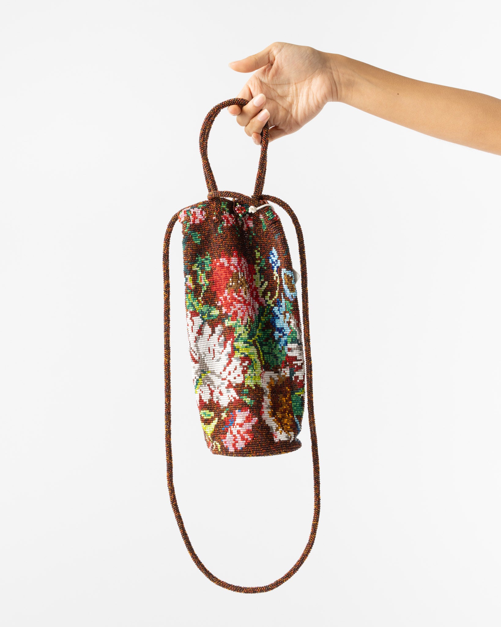 Cordera Handmade Beaded Bag in Peonia