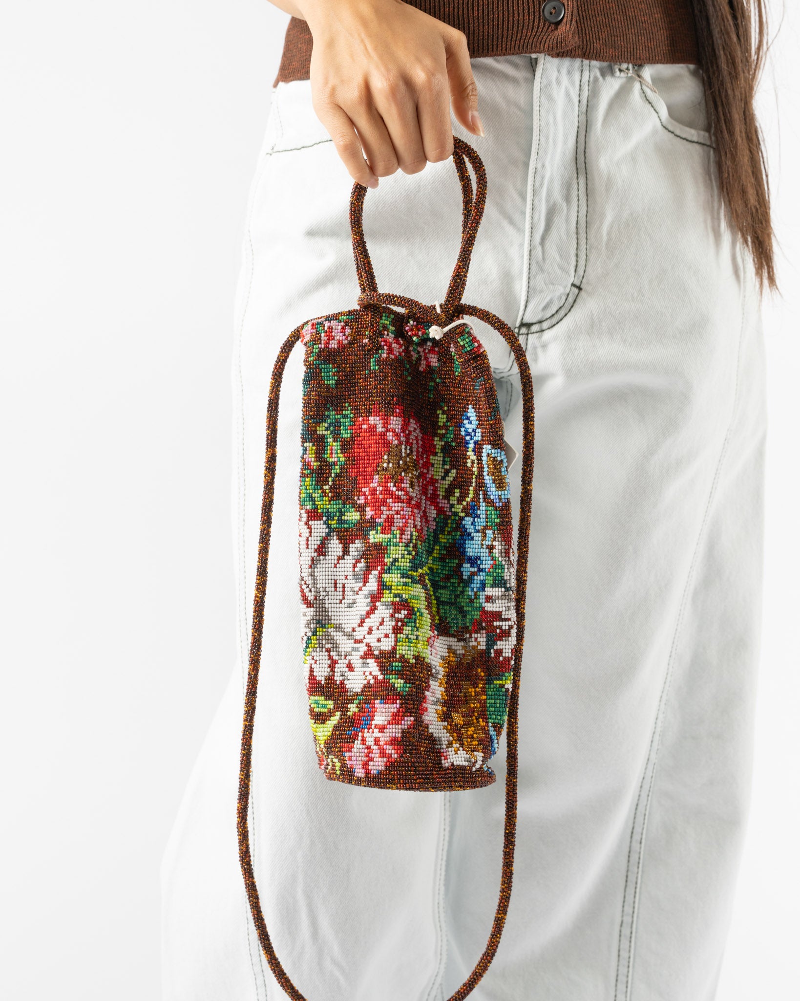 Cordera Handmade Beaded Bag in Peonia