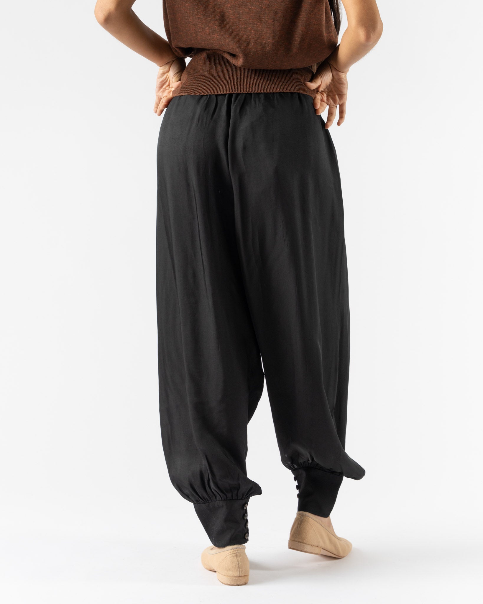 Cordera Sarouel Trousers in Black Curated at Jake and Jones