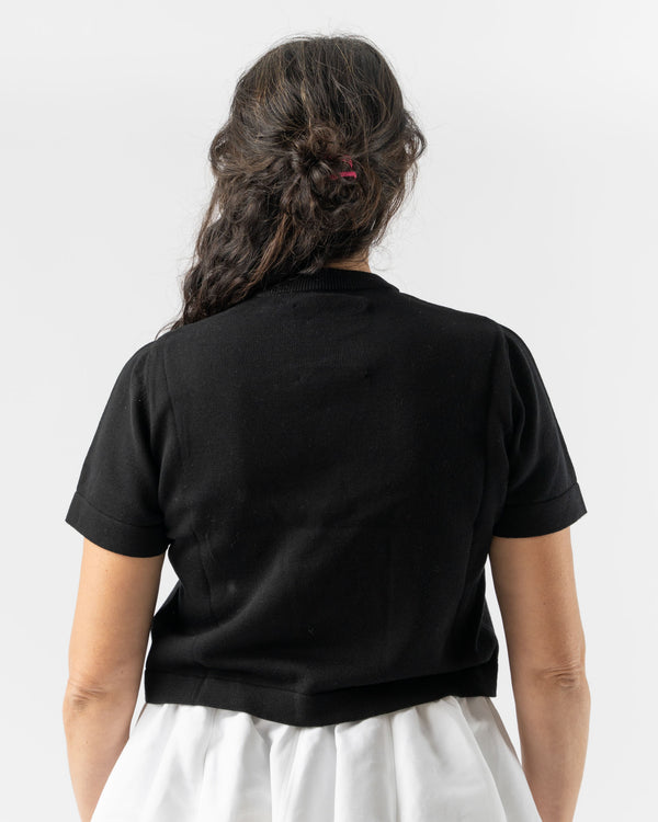 Cordera Cotton T-Shirt in Black