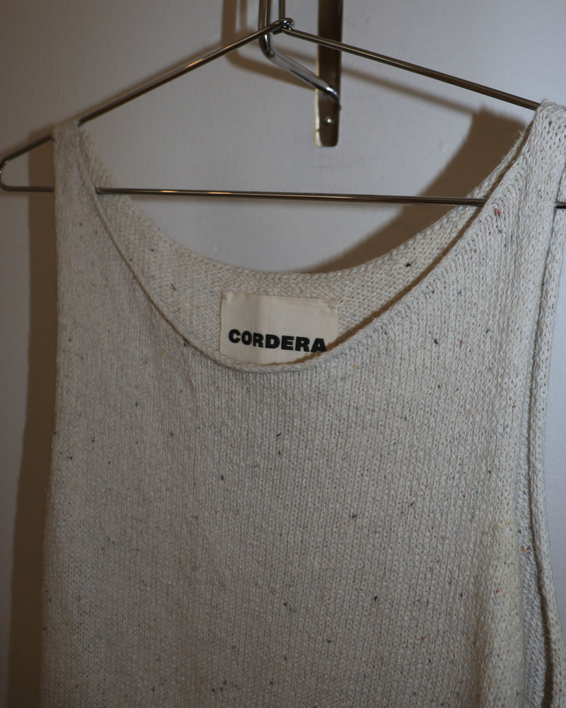 Pre-owned: Cordera Heather Cotton Knit Dress