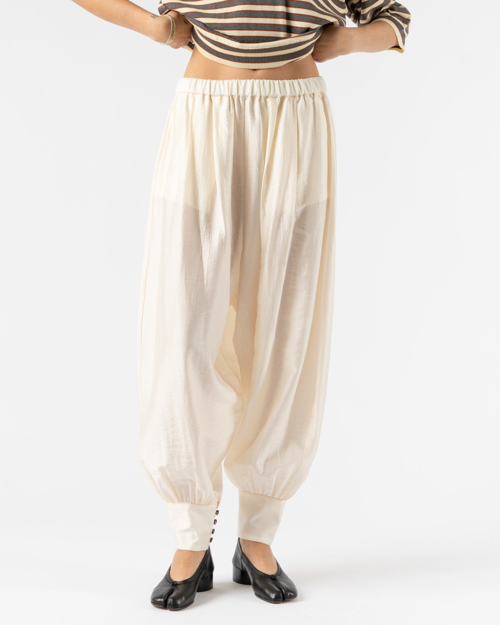 Cordera Sarouel Trousers in Marfil