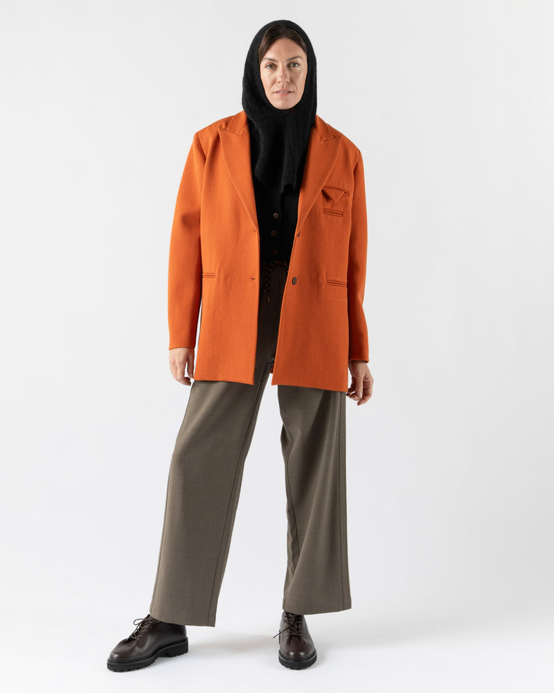 Cordera Wool Blazer in Calabaza