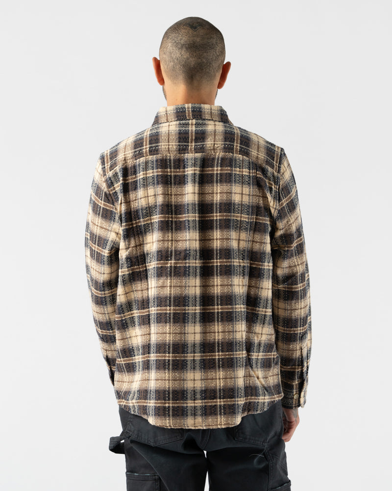 Corridor Dobby Weave Long Sleeve in Brown