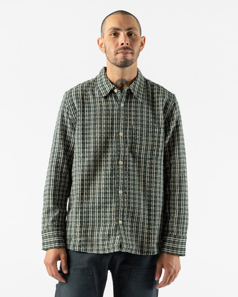 Corridor Snow Check Long Sleeve in Green